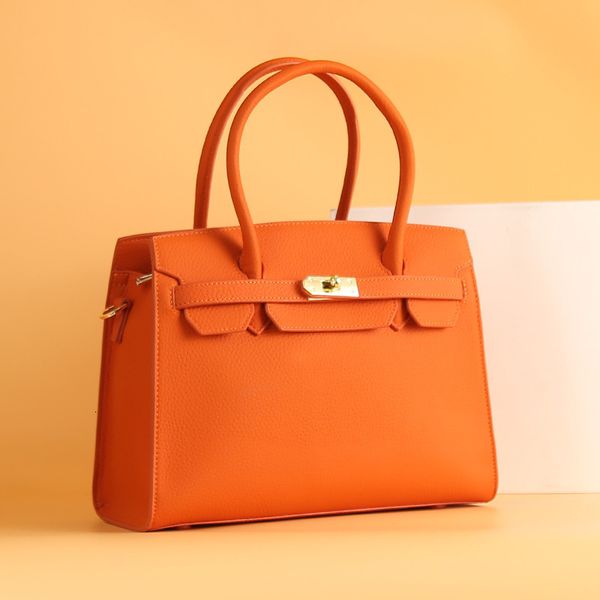 

hand bag new head leather fashion korean one shoulder straddle women's