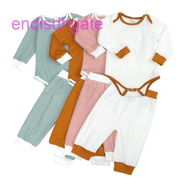 

autumn pants suit long new sleeve holster baby two piece set, Black;white
