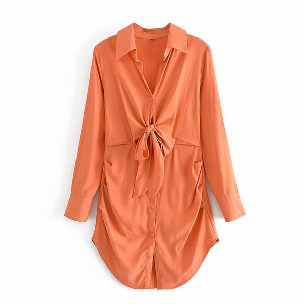 

casual dresses puwd women v neck bow lace dress 2021 spring-autumn fashion ladies high street female solid color mini, Black;gray