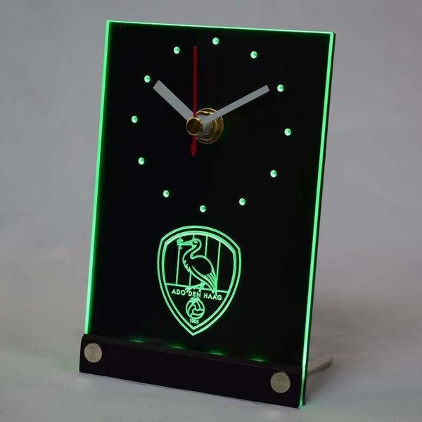 

wall clocks tnc1006 ado den haag eredivisie 3d led table desk clock