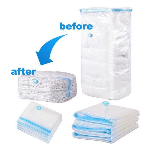 

storage bags vacuum bag for clothes with valve transparent border foldable compressed organizer space saving seal packet