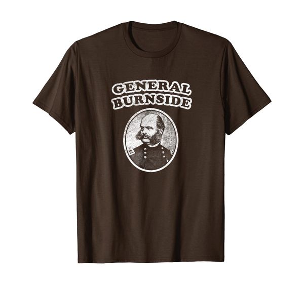 

Retro General Burnside T-Shirt Civil War Tee, Mainly pictures