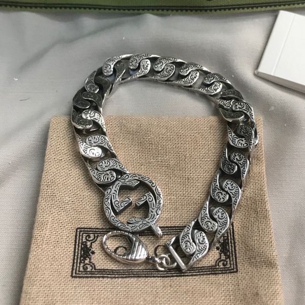 

s925 silver interlocking bracelet fashion personalized bracelet exclusive fine jewel, Golden;silver