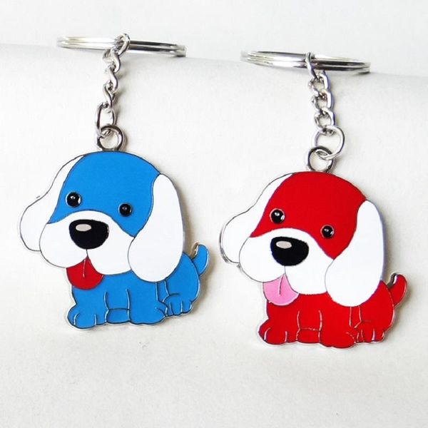 

keychains labrador retriever keychain cute key ring for women puppy dog chain holder creative portachiavi chaveiro llaveros, Silver