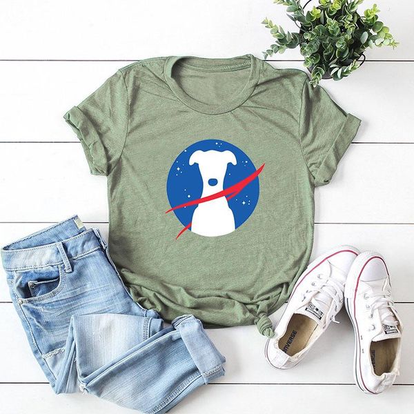

women's t-shirt women t-shirts 100% cotton graphic tees plus size short sleeve female lift-off launch printed shirt tee casual clot, White