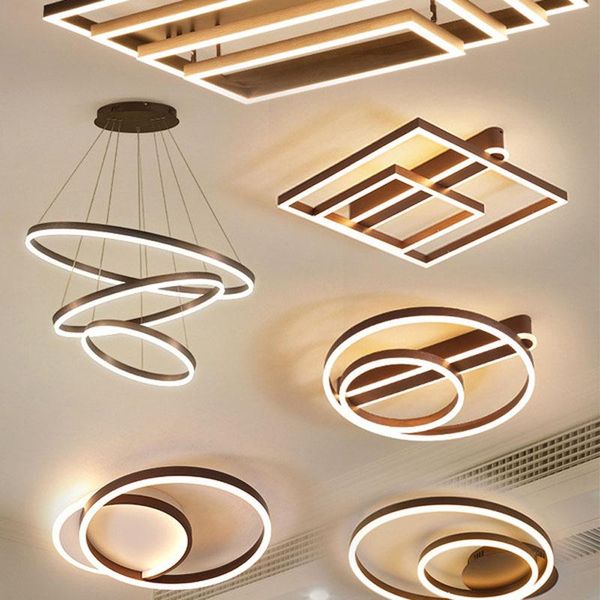 

nordic led modern led luminaria lamparas de techo luminaire living room lights lampara industrial decor dining room