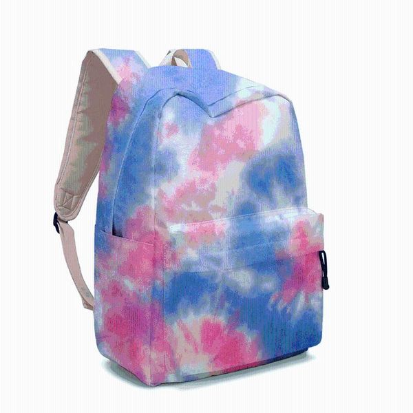 

school bags rt1505-d7 the fashion tie-dye primary children's backpack shoulder bag