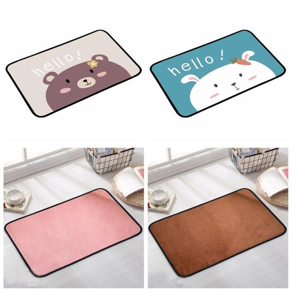 

bath mats 40x60cm soft feet pad toilet kitchen floor carpet anti slip bathroom mat super absorbent