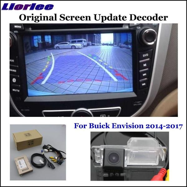 

car rear view cameras& parking sensors hd reversing backup camera for envision 2014 2021 decoder accessories alarm