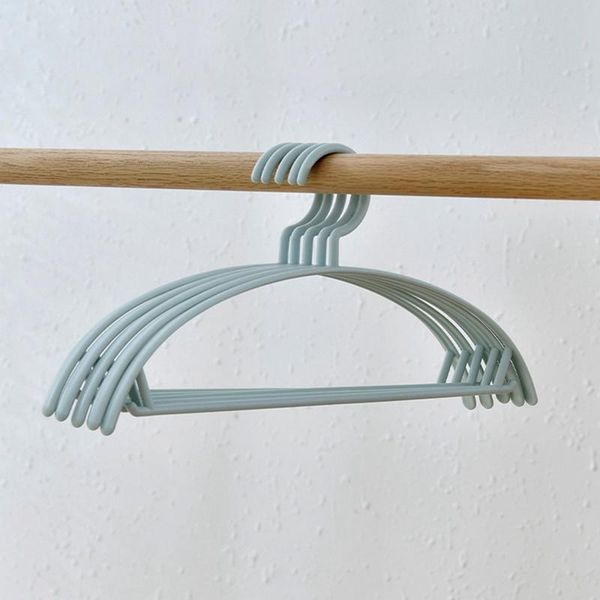 

hangers & racks plastic 10 pack heavy duty dry wet clothes with non-slip pads space saving drying rack