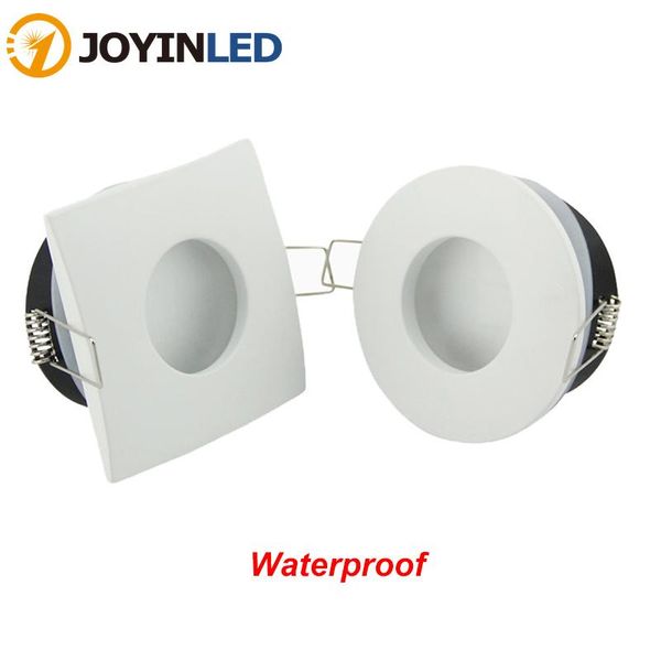 

spotlights 2pcs/lot 70mm cutout led halogen bulbs downlight frame surface gu10 mr16 fixture recessed fitting