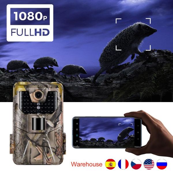 

wifi 900 app bluetooth control hunting trail camera 24mp 1296p night vision camera live show wild surveillance hunting cameras