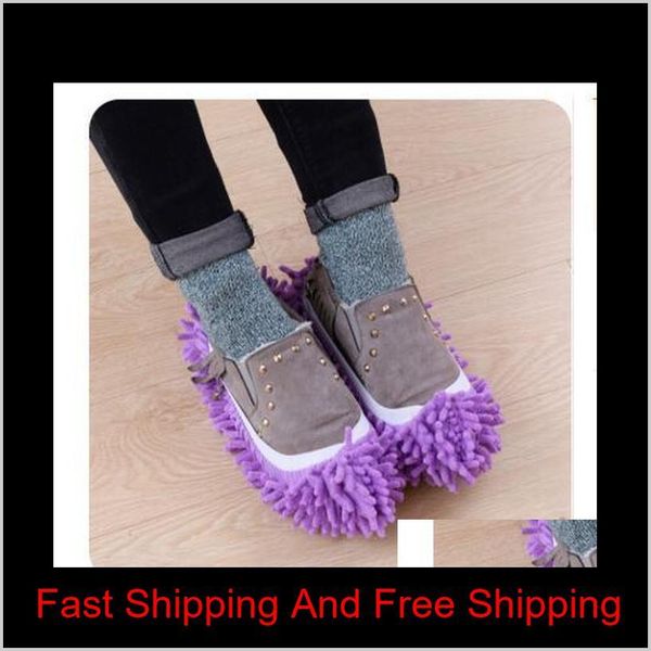 

foot socks creative mopping shoes microfiber mop floor cleaning mophead floor polishing cleaning cover cleaner qylkqo pets2010