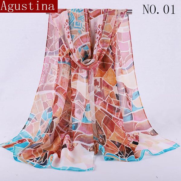 

scarves scarf hijab winter women shawl wrap luxury chiffon high designer brand quality fashion long chain print poncho autumn t, Blue;gray