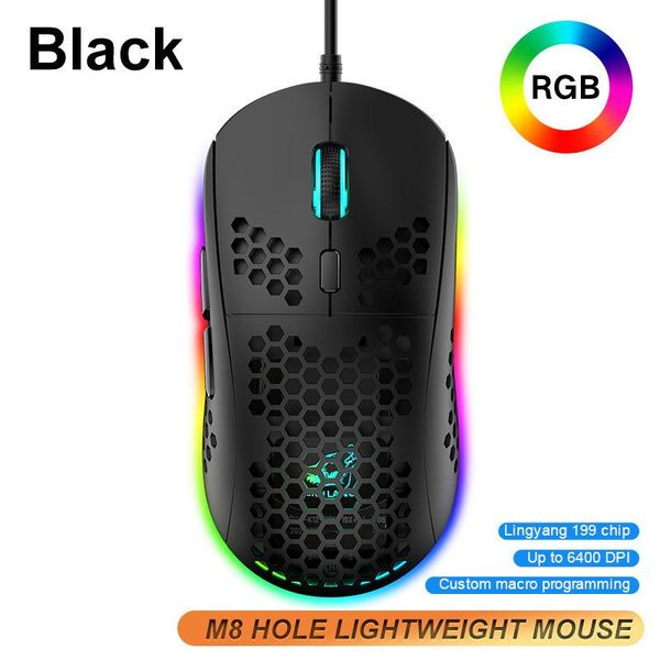 

mice hollow electronic lightweight gaming pubg fps hole mouse