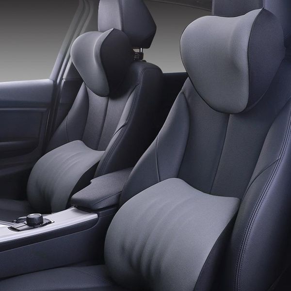 

seat cushions jinserta 5 bond car neck pillow headrest support memory foam lumbar cushion head waist accessories driver pillows