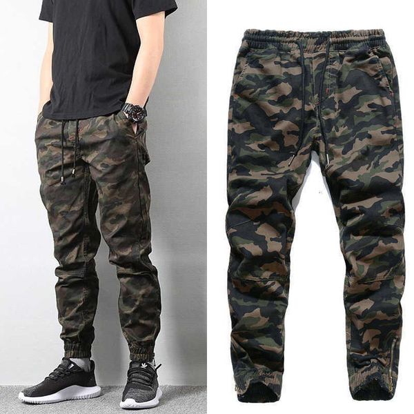

men's jeans fashion streetwear fit casual camouflage trousers hip hop joggers pants men ga8h qb52, Blue