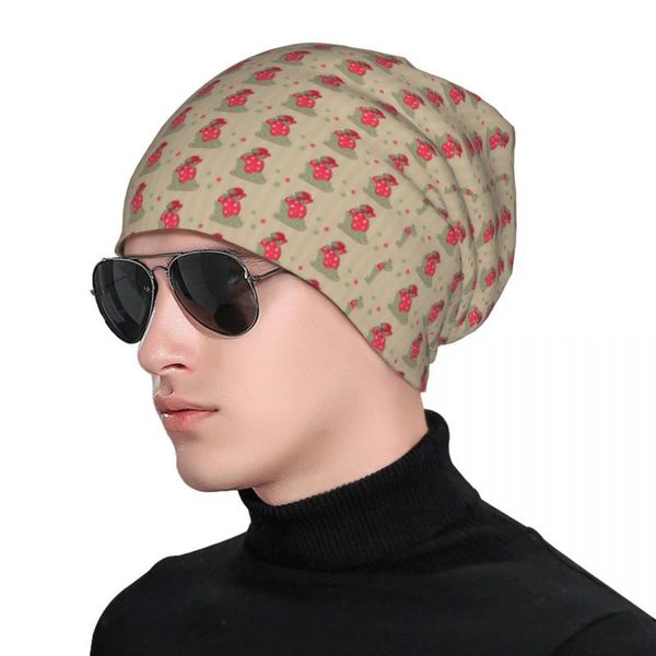 

beanies kraft paper christmas pattern parchment brown mens woman knit hat