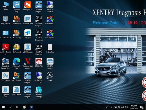 

2021.12 xentry software install and activation remotely for mb star sd c4/c5 diagnostic