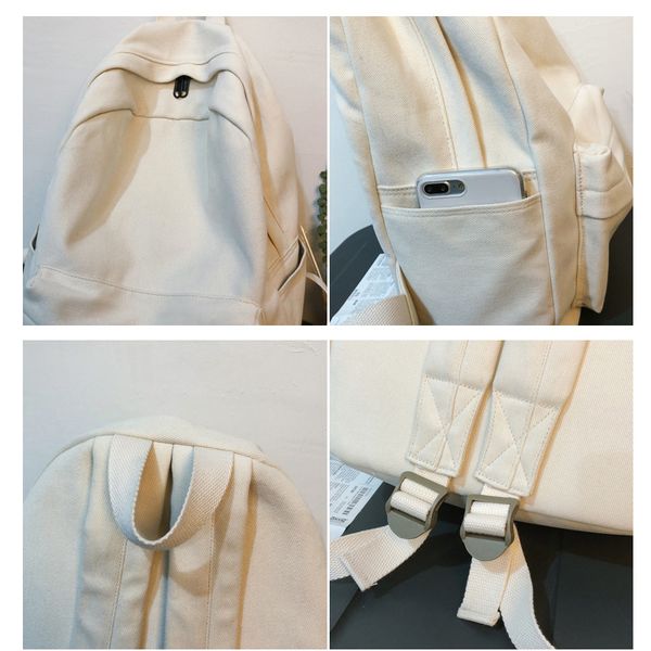 

canvas bags for school teenage girl backpack women schoolbag middle high school university student bookbags college style