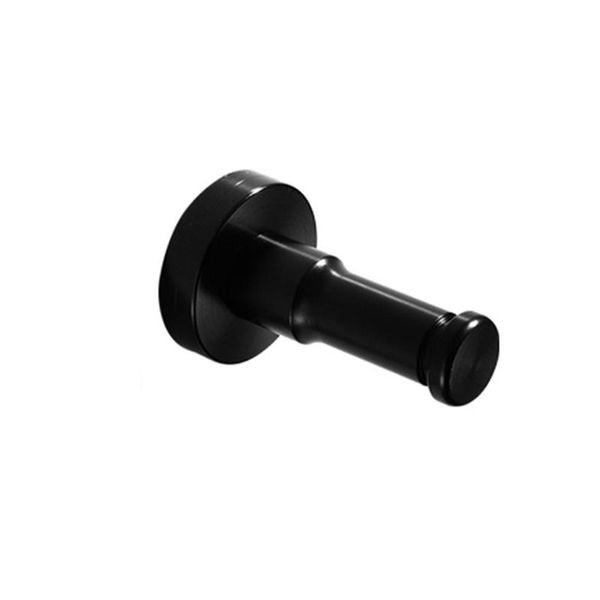 Toalhas de toalhas Espaço preto Gancho de alumínio perfurado Hanger de armazenamento de armazenamento de vestiário WX7241437