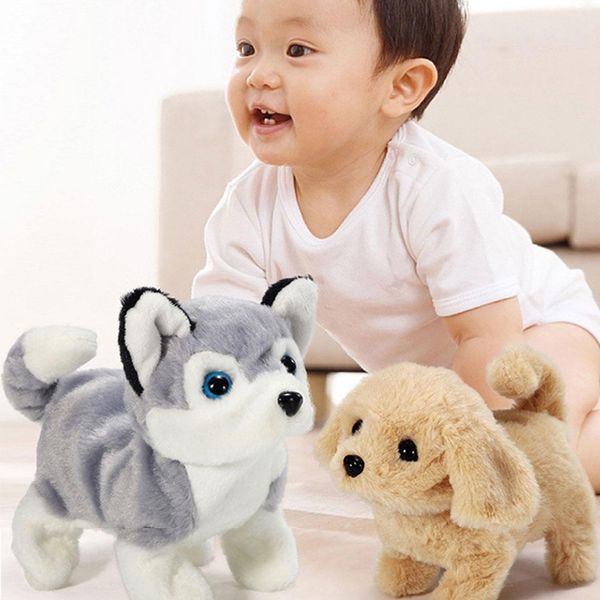 

electric simulation toy dog plush toy teddy will call robot walking children's dog smart toy e8v1