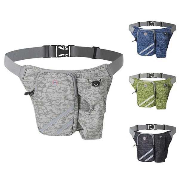 

outdoor running mobile phone pockets men and women cycling hiking bag nylon water bottle pockets