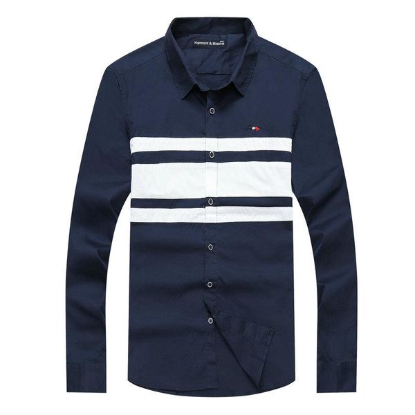 

men's casual shirts harmont blaine camisa long sleeve men brand social homme shirt hombre masculina chemise, White;black
