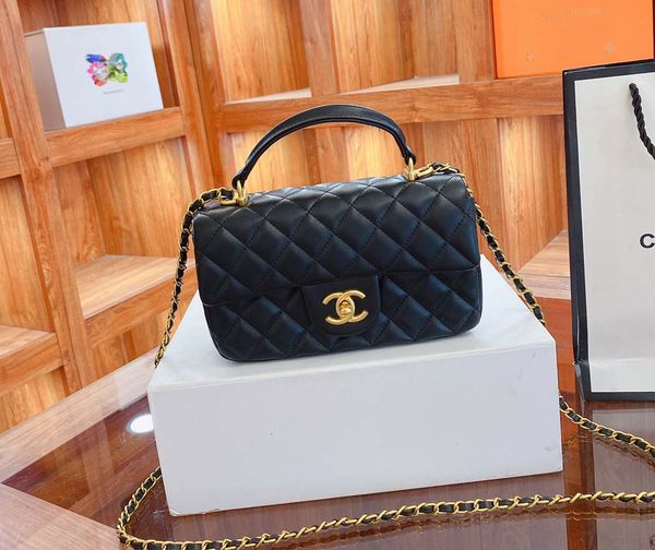 

fashion designer bags women handbag crossbody messenger shoulder chain bag good quality leather purses ladies high capacity v-shape rhombic