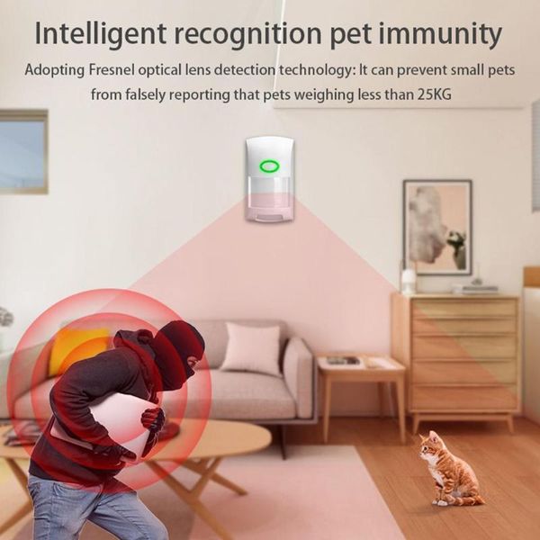 

smart home control security protection wifi infrared detector human body sensor with motion compatible i2p4