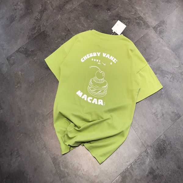 

high college avocado front static version back printed women's t-shirt pullover short sleeve 07122, White