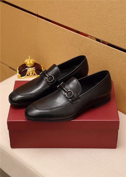 

vintage genuine leather designers luxury men's monk strap oxfords square toe man wedding party flats handmade formal dress office shoes, Black