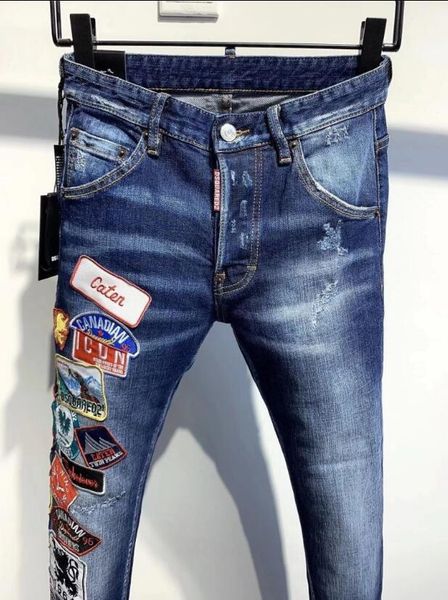 

women's jeans 2021fw -vaqueros rasgados para hombre y mujer, chaqueta vaquera motocicleta, 9808, Blue