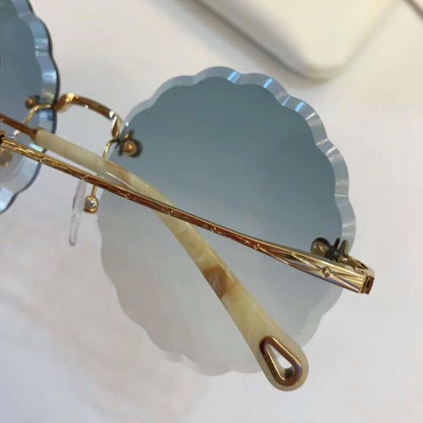 

gold/gradient new 142s sunglasses box with designer women brown sonnenbrille sunglasses ce eyewear 142 luxury round smlrj twsqb, White;black