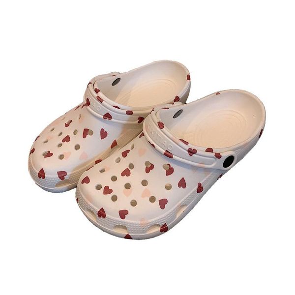 

fashion women hole shoes crocses flat slippers shoes girl beach sandals thick bottom non-slip outdoors ventilate, Black