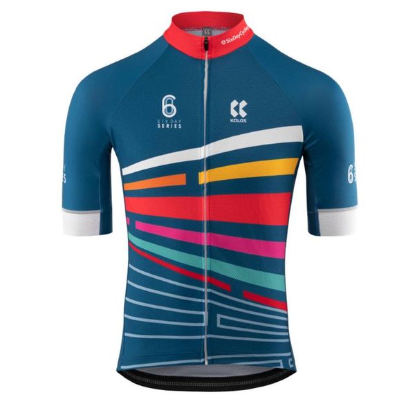 

racing jackets kalas summer men short sleeve mtb ciclismo breathable sport jersey quick dry running shirt road cycling ridewear, Black;red
