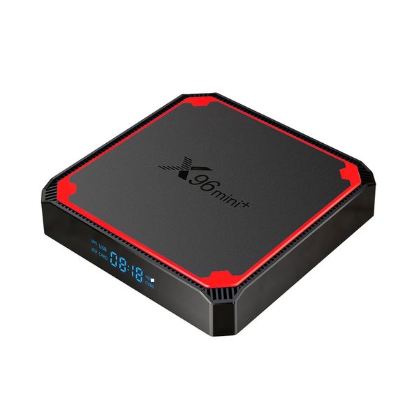 X96 Mini Plus Android 9 OS TV Box Amlogic S905W4 Quad Core 2.4g 5GHz Dual WiFi 100m LAN 1G 8G 2G 16G