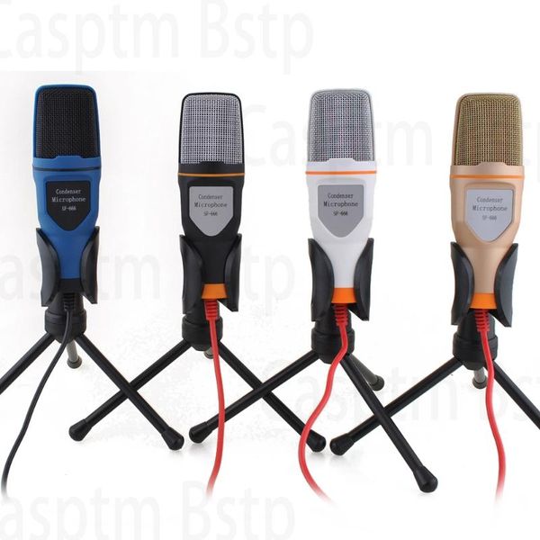 

wired condenser microphone for computer microphone karaoke home studio live broadcast and singing 3.5mm audio with holder stand