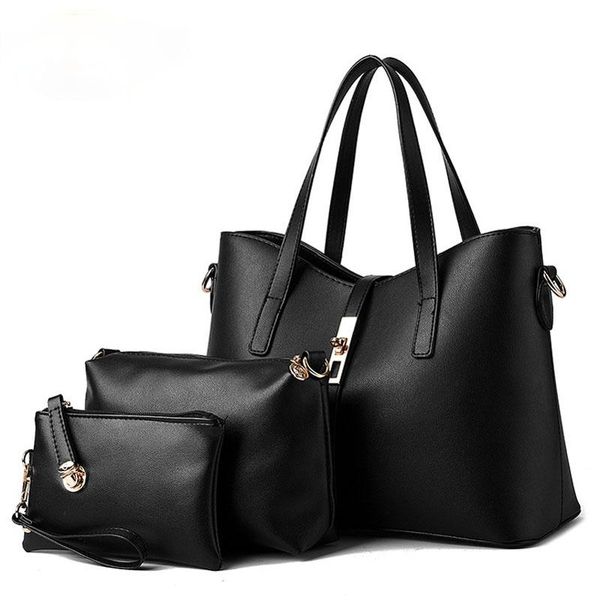 

evening bags 3pcs women handbag set shoulder trend composite fashion designer purse and totes bag