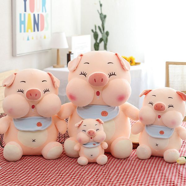 

the same tiktok pig plush toy cartoon scarf, pig, doll, girl pillow