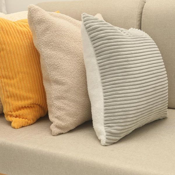 

cushion/decorative pillow cover velvet cushion 45x45cm for living room sofa corduroy decorative pillows nordic home decor housse de coussin