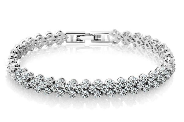 

2021 new fashion roman style woman bracelet wristband crystal bracelets gifts jewelry accessories fantastic wristlet trinket pendant, Black