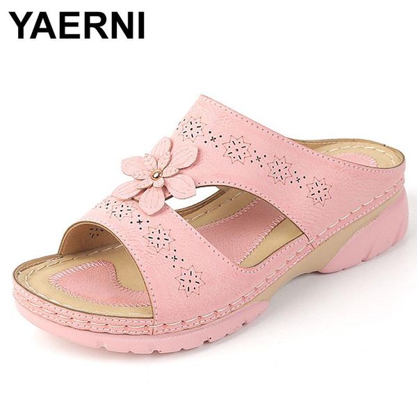 

yaerni women sandals flat open toe shoes women casual platform ladies vintage office party sandals dropshipping zapatos de mujer, Black