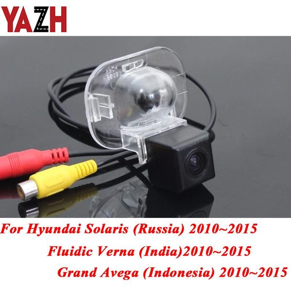 

car rear view cameras& parking sensors for grand avega solaris fluidic verna 2010-2021 hd ccd night vision camera reverse backup rea
