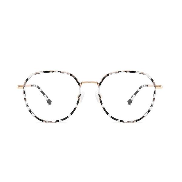 

fashion sunglasses frames acetate glasses frame prescription eyeglasses optical spectacles eyewear retro round womenmen 2021, Black