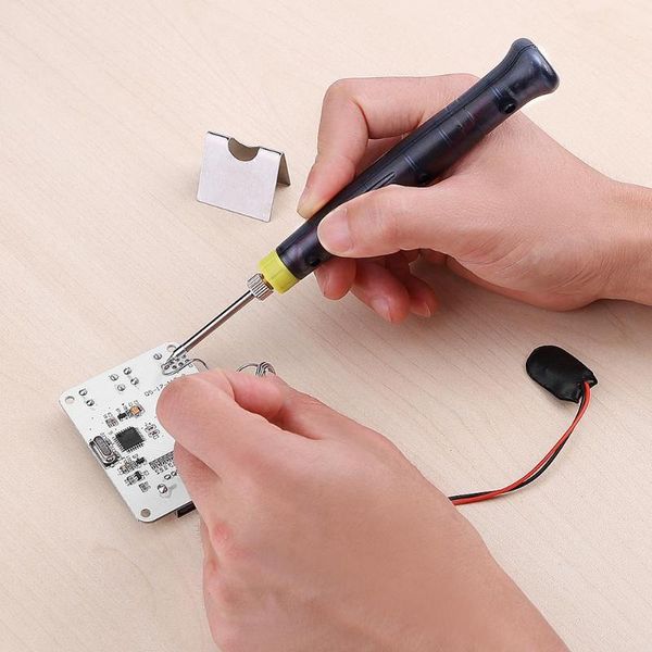 

hand & power tool accessories 5v 8w portable usb electric powered soldering iron pen tip touch switch kit instantaneous trigger unit