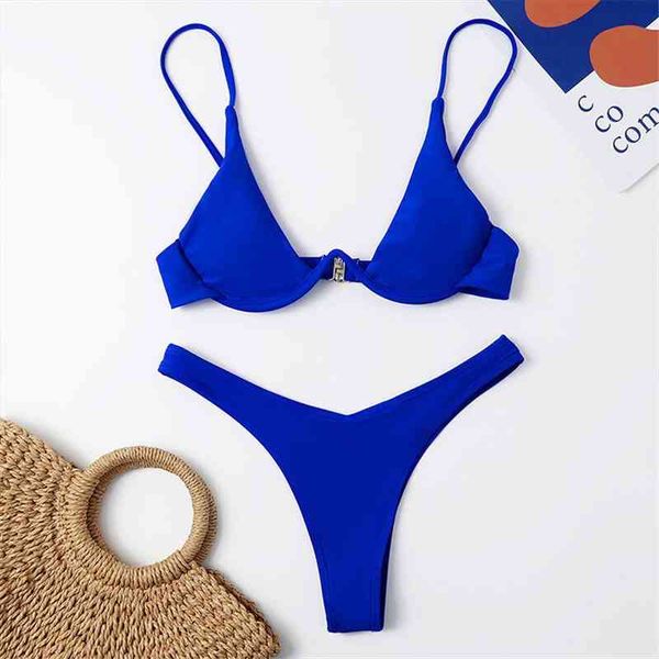 

v-bar bikini female swimsuit underwired women swimwear two-piece v shape wire bikini set bather bathing suit swim, White;black