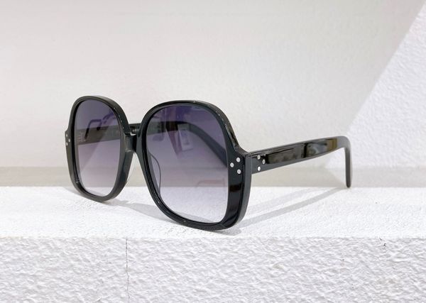 

oversized sunglasses black grey shaded women fashion sun glasses with box, White;black