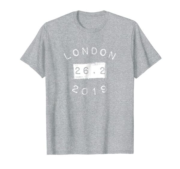 

london 26.2 marathon 2019 shirt, White;black