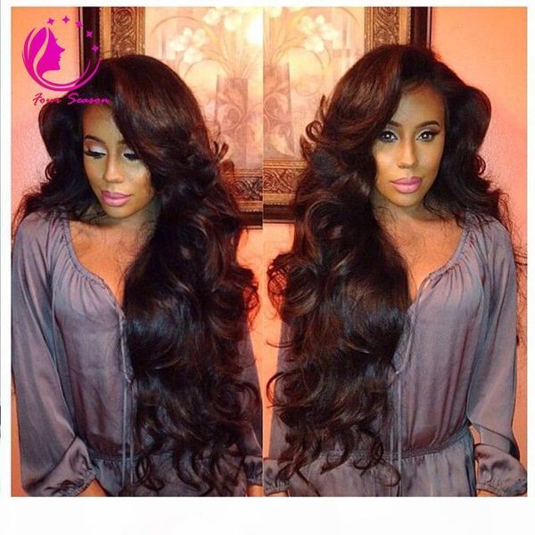 

special discount virgin human hair u part wigs brazilian virgin hair upart wigs body wave for black women baby hair ing, Black;brown
